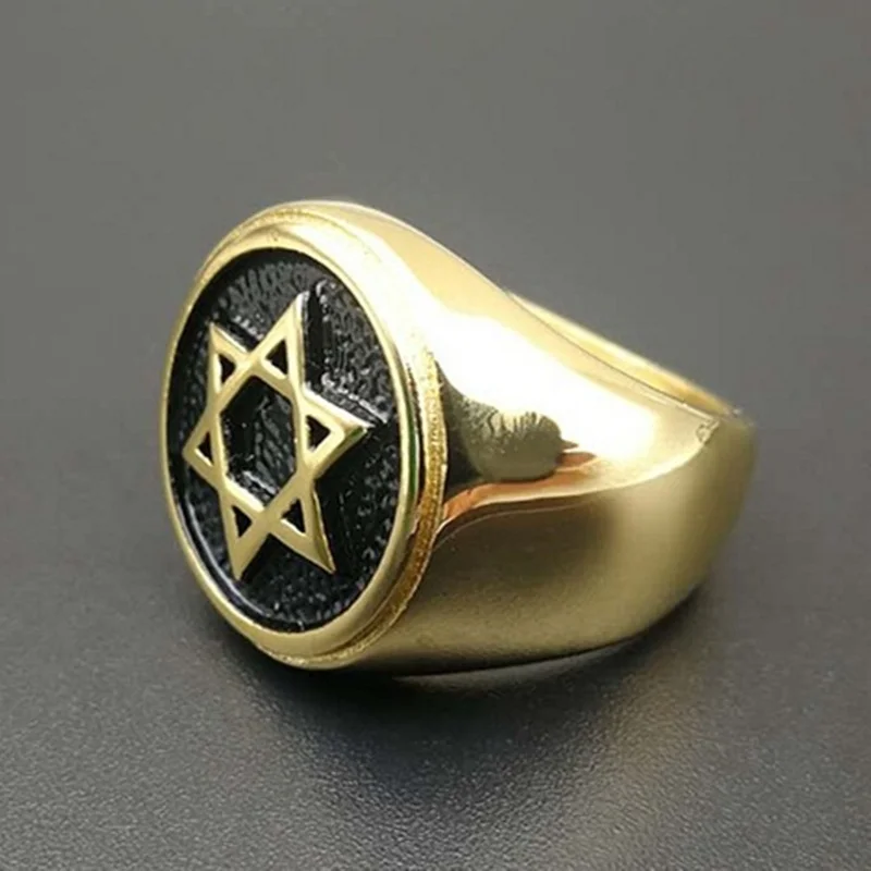 Men's women's exquisite luxury fashion popular retro punk golden six-pointed star party boy birthday gift jewelry wholesale
Men's women's exquisite luxury fashion popular retro punk golden six-pointed star party boy birthday gift jewelry wholesale