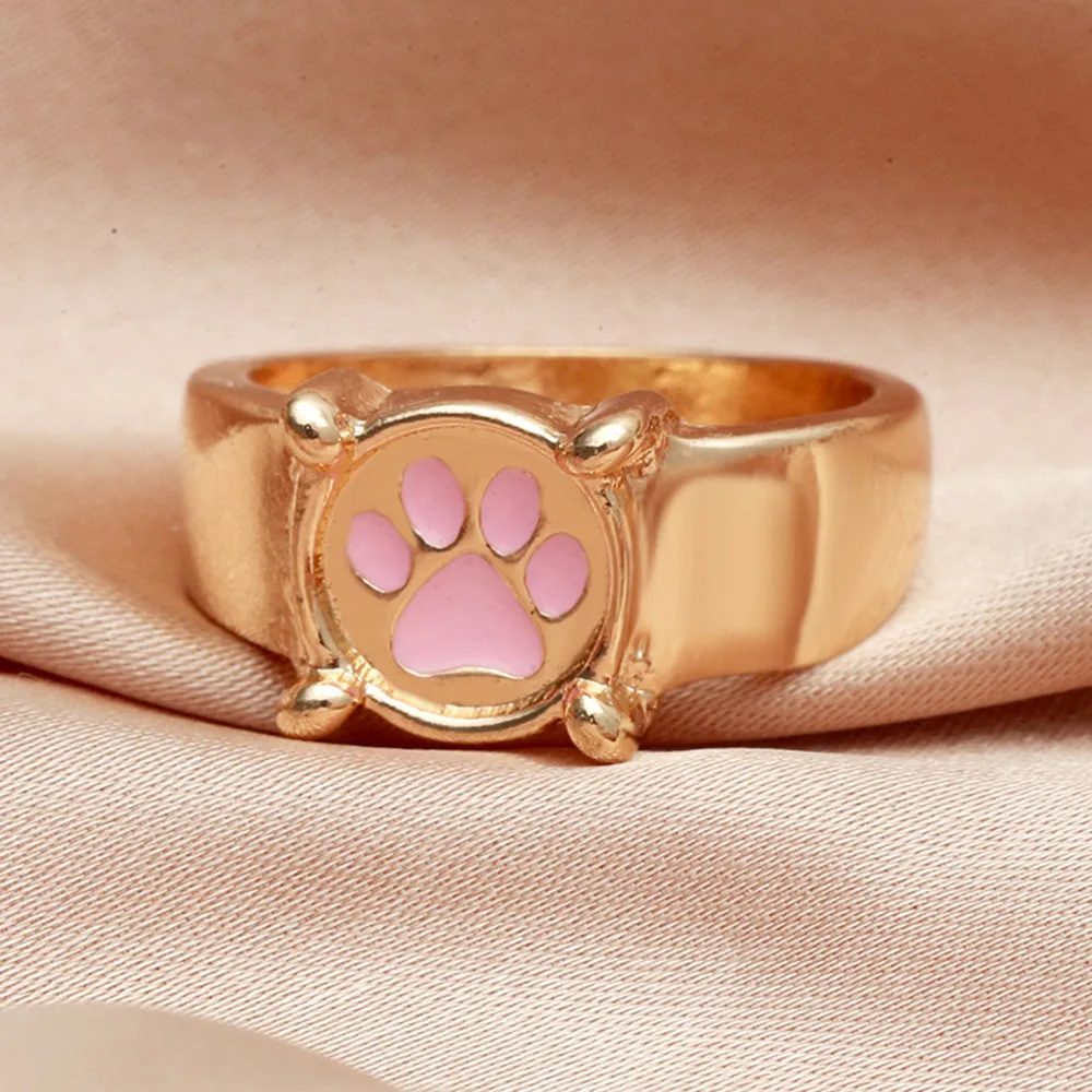 Cute 14K Gold Animal Ring for Women Cartoon Cat Paw Ring Index Finger Female Jewelry Charms Creative Birthday Christmas Gift
Cute 14K Gold Animal Ring for Women Cartoon Cat Paw Ring Index Finger Female Jewelry Charms Creative Birthday Christmas Gift