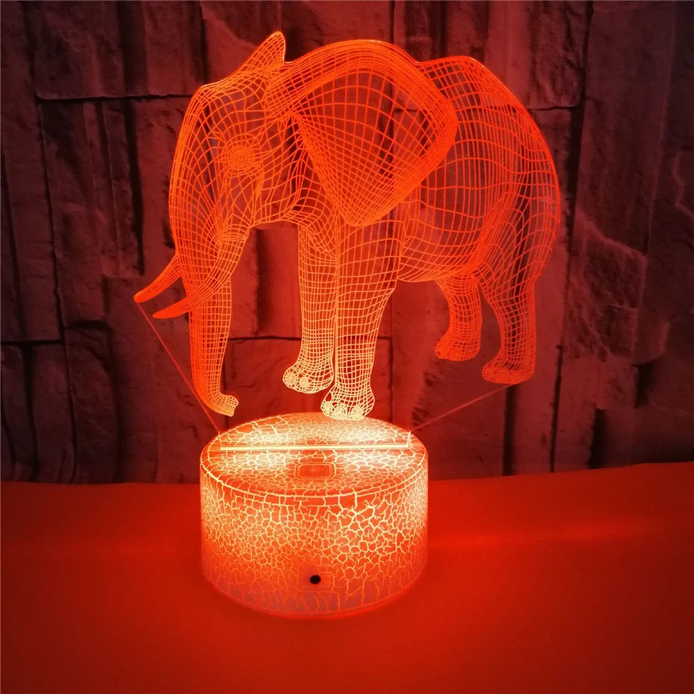 Elephant 3d Lamp Illusion Led Night Light for Kids Room Creative 3d Table Lamp Owl Figure Nightlight Children Gift Toys Birthday
Elephant 3d Lamp Illusion Led Night Light for Kids Room Creative 3d Table Lamp Owl Figure Nightlight Children Gift Toys Birthday