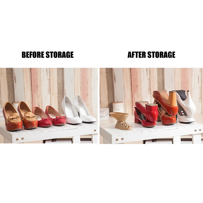 2020 New Space-Saving Shoes Stretcher Double-layer Shoe Rack Snap-on Shoes Storage Rack J8 
2020 New Space-Saving Shoes Stretcher Double-layer Shoe Rack Snap-on Shoes Storage Rack J8