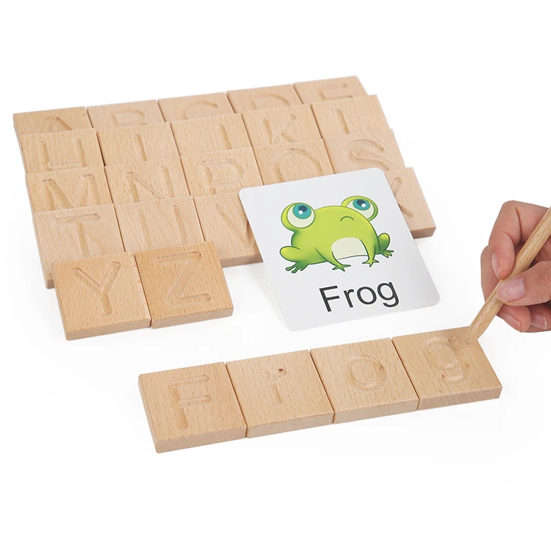 Children's Double-Sided Letter Blocks Bump Grooves Blind Writing English Spelling Learning Early Education Toy Gift
Children's Double-Sided Letter Blocks Bump Grooves Blind Writing English Spelling Learning Early Education Toy Gift