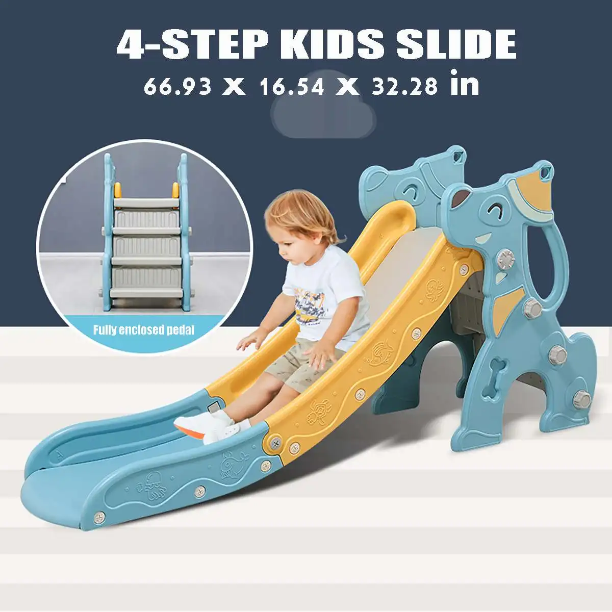 2 в 1 Детская горка игровая площадка отдельно стоящие дети игрушка слайд 4-ступенчатая лестница Детская домашняя спортивная игрушка для игр ... 
2 в 1 Детская горка игровая площадка отдельно стоящие дети игрушка слайд 4-ступенчатая лестница Детская домашняя спортивная игрушка для игр ...