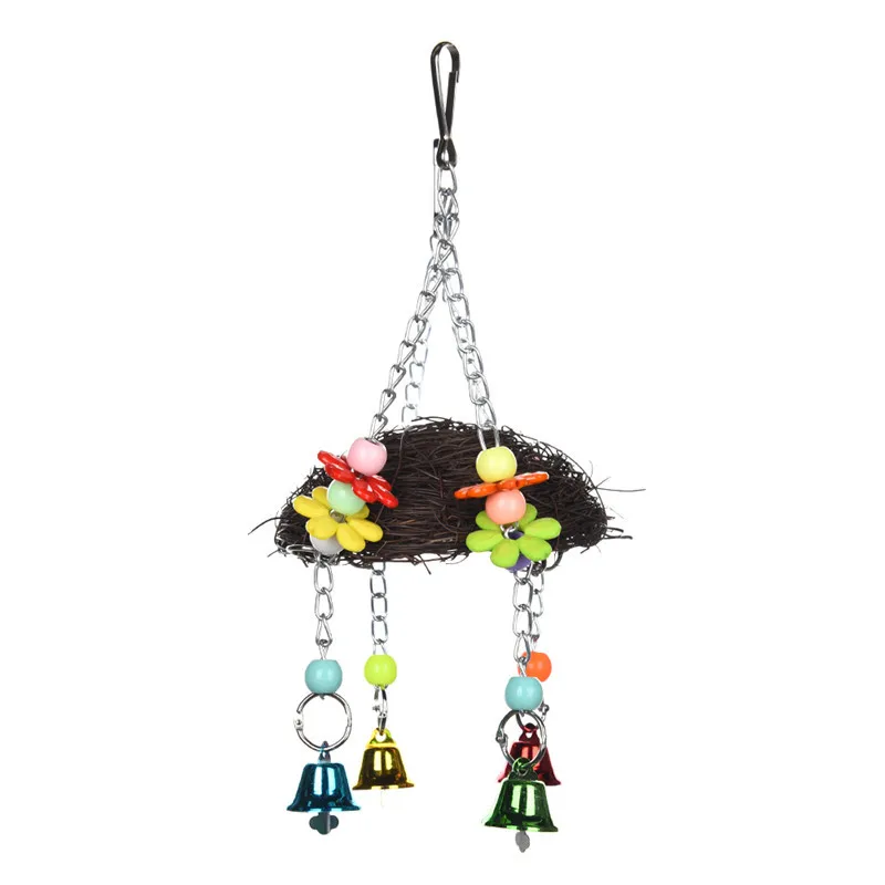 Handcraft Bird's Nest Toys For Birds parrots To Play Bite Climb Bird Swing Toys
Handcraft Bird's Nest Toys For Birds parrots To Play Bite Climb Bird Swing Toys