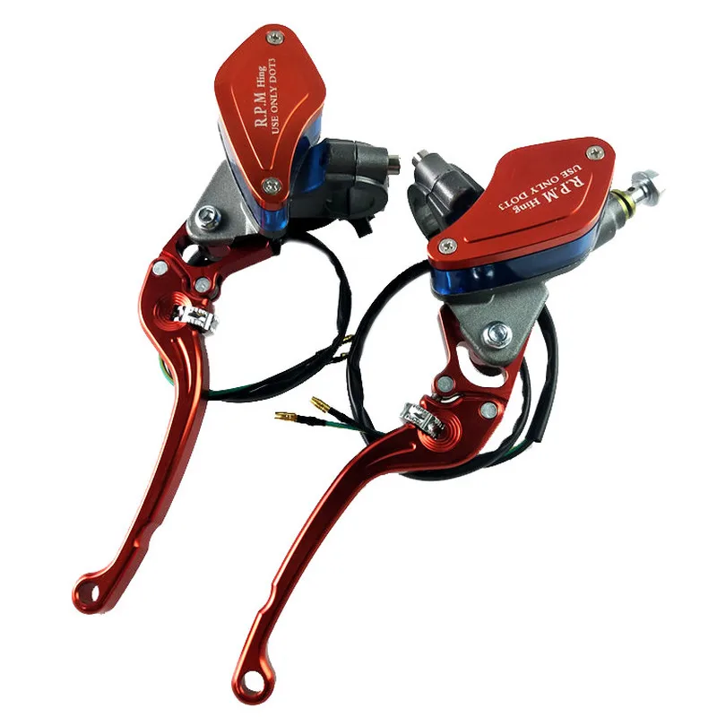 Aluminum 7/8" 22mm RPM Motorcycle Hydraulic Brake Clutch Lever Set Master Cylinder Reservoir for HONDA YMAHA SUZUKI Kawasaki 
Aluminum 7/8" 22mm RPM Motorcycle Hydraulic Brake Clutch Lever Set Master Cylinder Reservoir for HONDA YMAHA SUZUKI Kawasaki