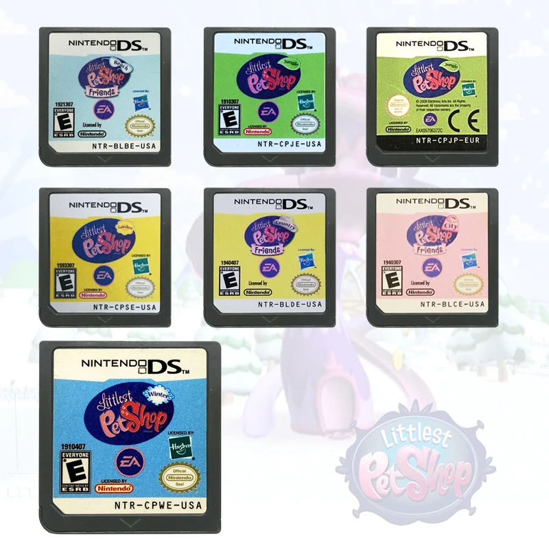 Video Games Cartridge NDS Game Console Card for Nintendo DS 2DS 3DS Littlest Pet Shop Games Series
Video Games Cartridge NDS Game Console Card for Nintendo DS 2DS 3DS Littlest Pet Shop Games Series