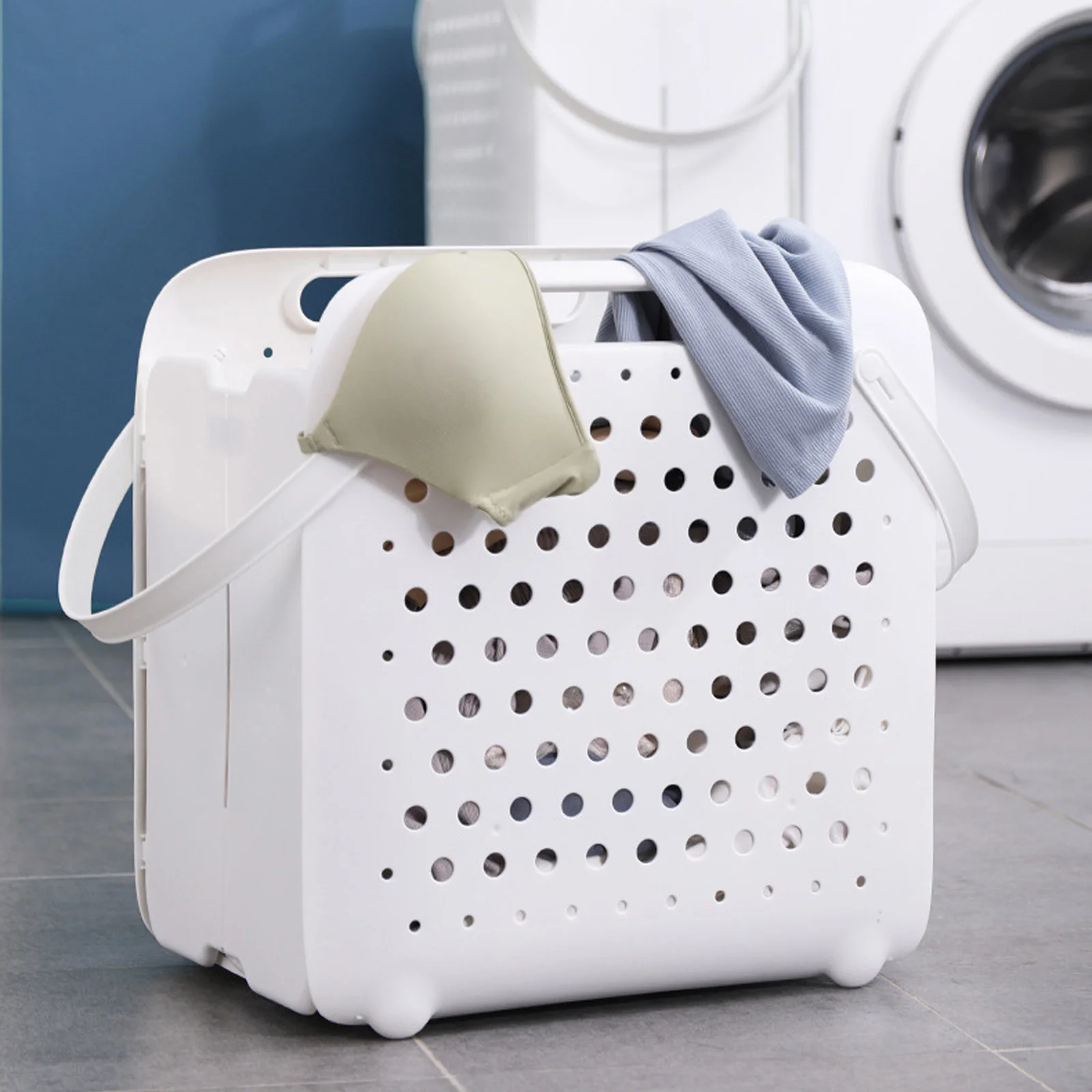 Household Storage Basket Foldable Folding Dirty Clothes Hamper Bathroom Breathable Plastic Punch-free Wall-mounted Laundry Bag
Household Storage Basket Foldable Folding Dirty Clothes Hamper Bathroom Breathable Plastic Punch-free Wall-mounted Laundry Bag