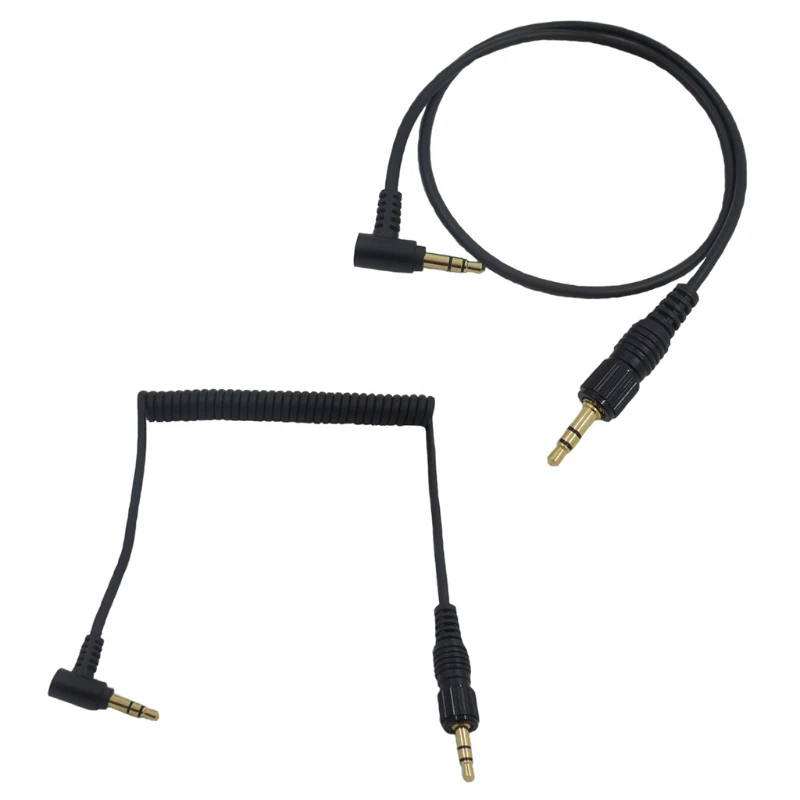 Audio Cable Stereo Jack 3.5mm Right Angle to 3.5mm Straight Connect to Camera for-S-ony D11/V1/D21
Audio Cable Stereo Jack 3.5mm Right Angle to 3.5mm Straight Connect to Camera for-S-ony D11/V1/D21