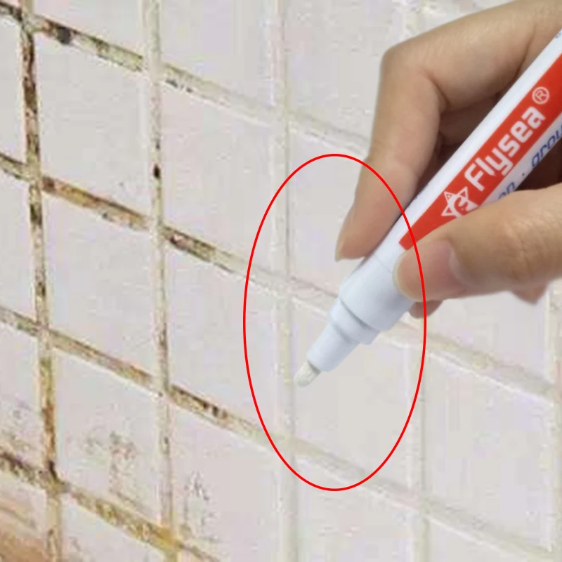 Color Pen White Tile Refill Grout Pen Bathroom Porcelain Filling Waterproof Mould Proof Cleaner Agents Paint PenTile Gap Repair
Color Pen White Tile Refill Grout Pen Bathroom Porcelain Filling Waterproof Mould Proof Cleaner Agents Paint PenTile Gap Repair