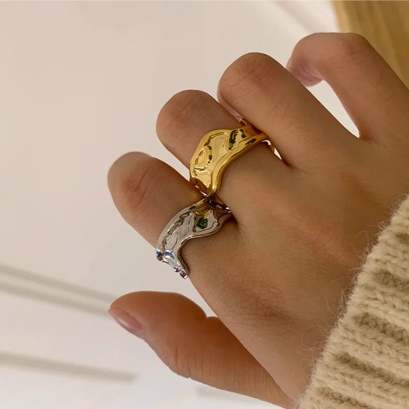 Timeless Wonder Brass Hammered Geo Stackable Rings Women Jewelry Punk Hip Hop Gothic Boho Designer Ins Top Rock Trendy Chic 2561
Timeless Wonder Brass Hammered Geo Stackable Rings Women Jewelry Punk Hip Hop Gothic Boho Designer Ins Top Rock Trendy Chic 2561