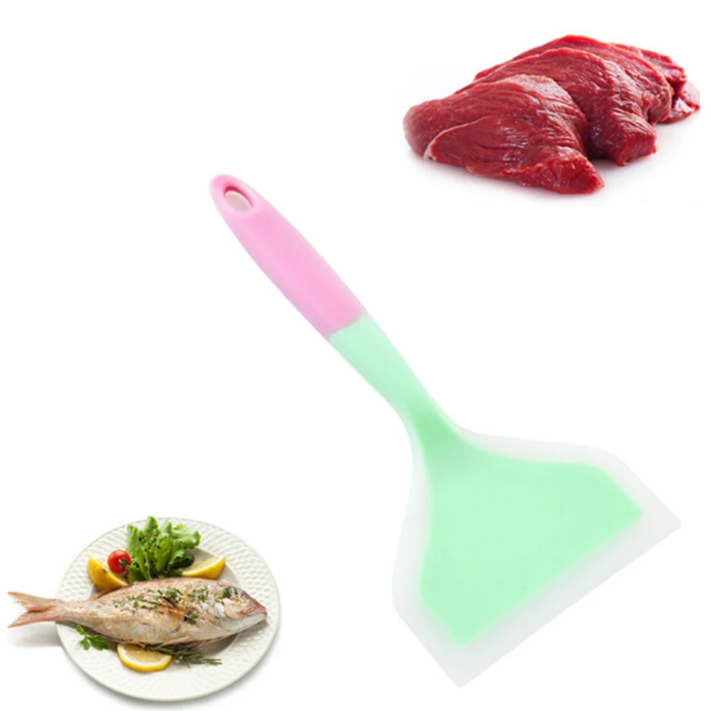 Силиконовая лопатка для приготовления говядины мяса яйца кухонный скребок