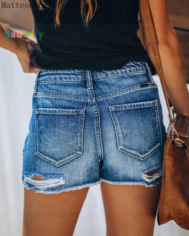 Fashion Women Summer High Waist Denim Shorts Women Sexy Ripped Hole Short 2020 New Push Up Casual Slim Denim Shorts
Fashion Women Summer High Waist Denim Shorts Women Sexy Ripped Hole Short 2020 New Push Up Casual Slim Denim Shorts