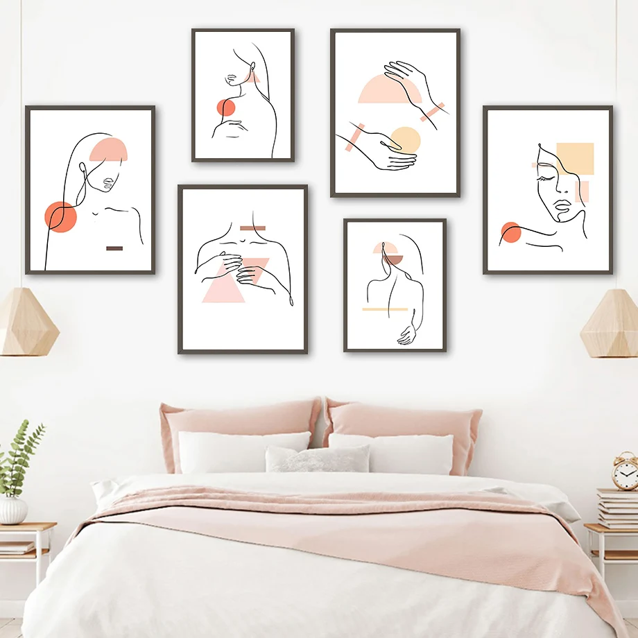 Girl Line Hand Nude Geometry Abstract Wall Art Canvas Painting Nordic Posters And Prints Wall Pictures For Living Room Decor
Girl Line Hand Nude Geometry Abstract Wall Art Canvas Painting Nordic Posters And Prints Wall Pictures For Living Room Decor