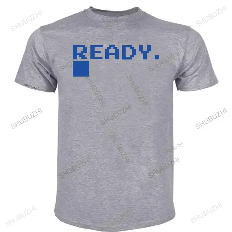 

Commodore T Shirt - c64, micro computer, ready, logo new arrived men summer tshirt cool luxury brand tees and tops homme