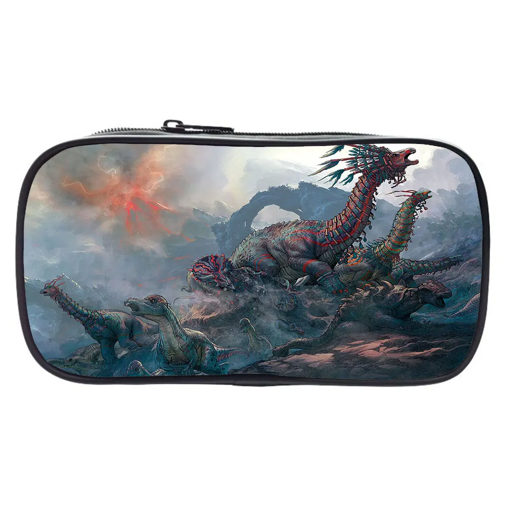 Monster Dinosaur Print Cosmetic Cases Pencil Box T. Rex Pencil Bags Children School Case Stationary Bag Kids Gift 
Monster Dinosaur Print Cosmetic Cases Pencil Box T. Rex Pencil Bags Children School Case Stationary Bag Kids Gift