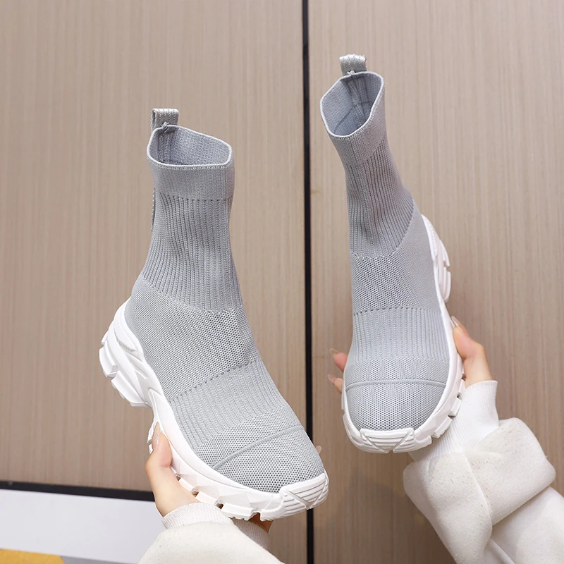 Rimocy/дышащие вязаные ботильоны женские нескользящие спортивные ботинки на толстой платформе женские весенние нескользящие носки с мягкой п...
Rimocy/дышащие вязаные ботильоны женские нескользящие спортивные ботинки на толстой платформе женские весенние нескользящие носки с мягкой п...