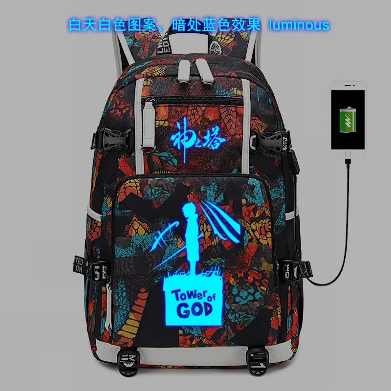Tower of God cosplay Backpack laptop bag Twenty-Fifth Bam Rachel Travel bags USB Oxford casual SchoolBag
Tower of God cosplay Backpack laptop bag Twenty-Fifth Bam Rachel Travel bags USB Oxford casual SchoolBag