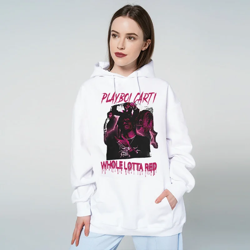 Женская толстовка с капюшоном в стиле хип-хоп
Женская толстовка с капюшоном в стиле хип-хоп