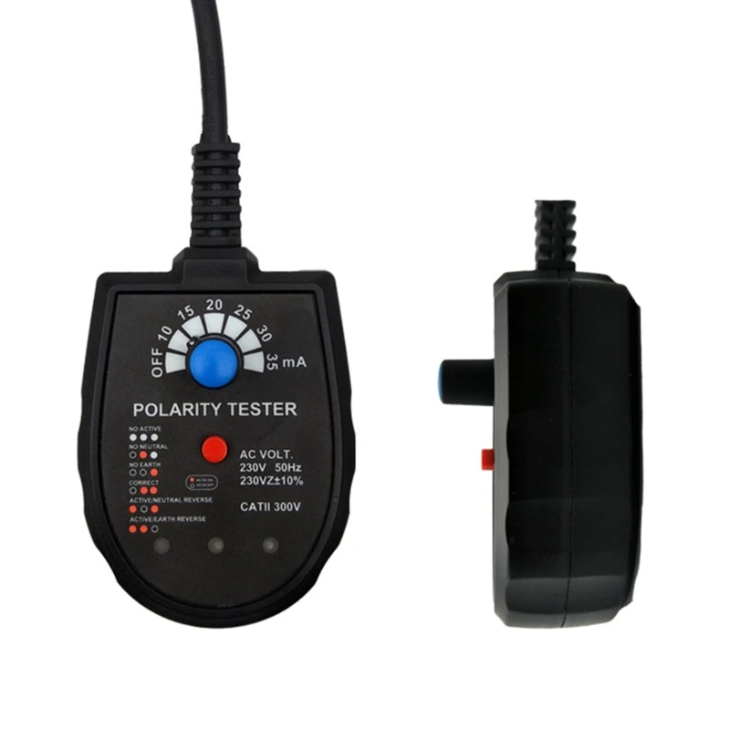 Voltage Test Socket Detector Leakage Detector Polarity Phase Check Plug And Socket Tester Neutral Circuit Polarity Phase HX6C
Voltage Test Socket Detector Leakage Detector Polarity Phase Check Plug And Socket Tester Neutral Circuit Polarity Phase HX6C