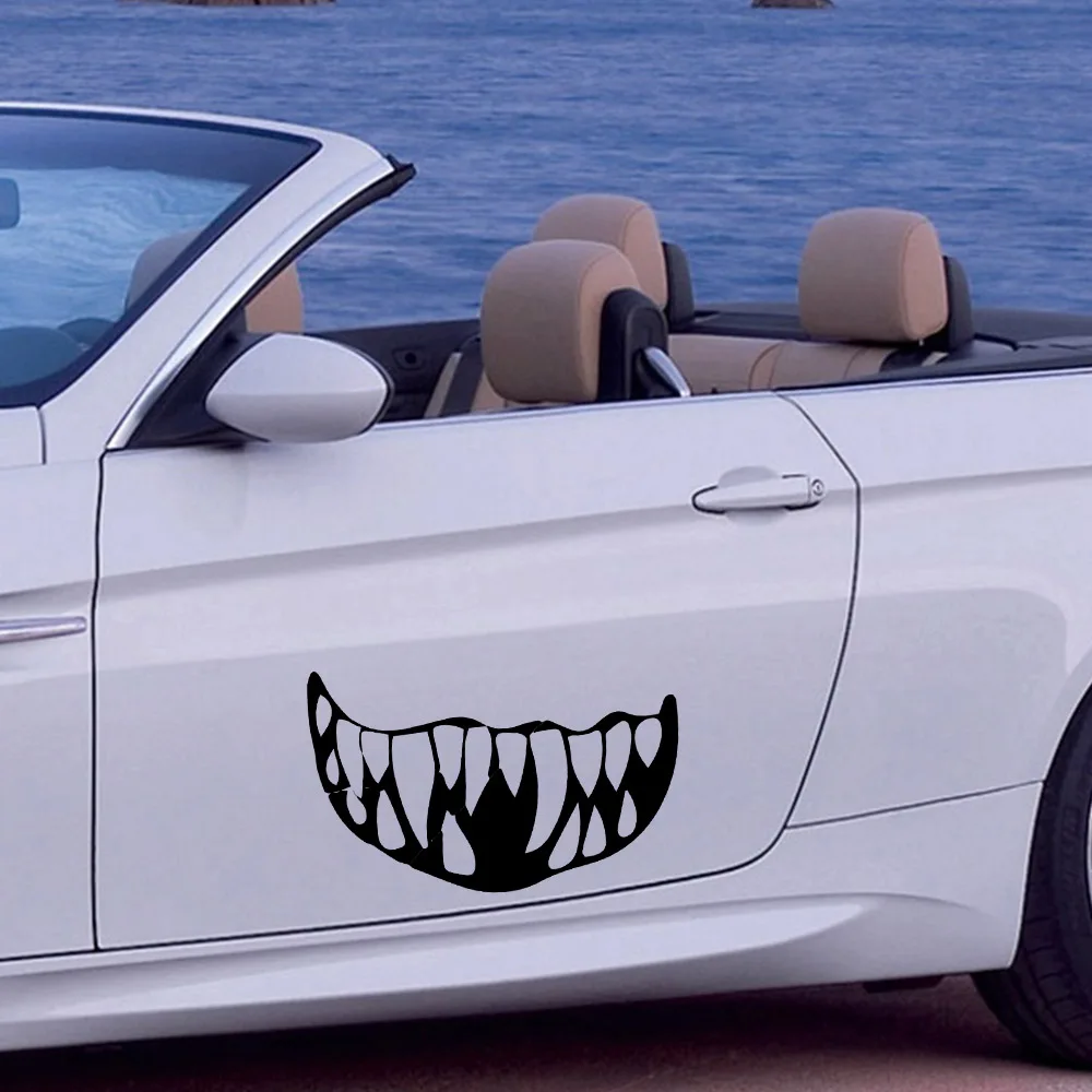 Vinyl Monster Tooth Auto Sticker Rearview Mirror Decal Car Window Bumper Cute Waterproof Removable
Vinyl Monster Tooth Auto Sticker Rearview Mirror Decal Car Window Bumper Cute Waterproof Removable