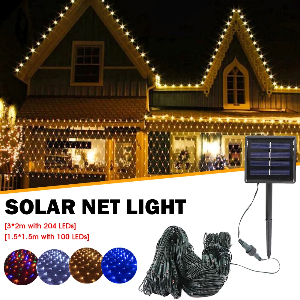 NEW Solar Net Lights Christmas Decorative Lights LED String Lamp 8 Modes Mesh Fairy Lights Waterproof Outdoor Garden Decoration
NEW Solar Net Lights Christmas Decorative Lights LED String Lamp 8 Modes Mesh Fairy Lights Waterproof Outdoor Garden Decoration