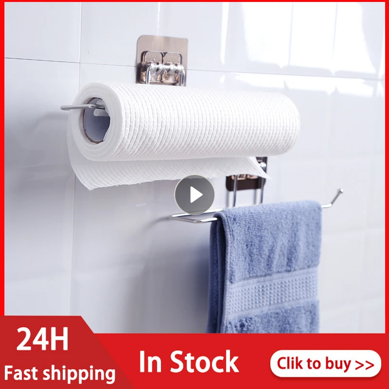 Kitchen Accessories Toilet Paper Holder Tissue Hanging Bathroom Roll Towel Rack Stand | Дом и сад