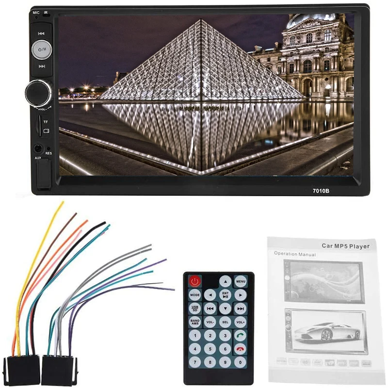 Автомагнитола 2 Din 7010B, мультимедийный плеер с 7 "сенсорным HD экраном, Bluetooth, FM, USB, SD, MirrorLink, цифровой дисплей
Автомагнитола 2 Din 7010B, мультимедийный плеер с 7 "сенсорным HD экраном, Bluetooth, FM, USB, SD, MirrorLink, цифровой дисплей