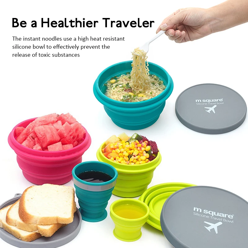 New Food Grade Silicone Collapsible Portable Bowl Travel Outdoor Activities Can Be Caried With Folding Bowl Home Outdoor
New Food Grade Silicone Collapsible Portable Bowl Travel Outdoor Activities Can Be Caried With Folding Bowl Home Outdoor