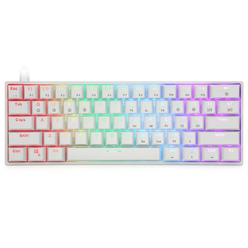 Portable 60% Mechanical Keyboard Gateron optical Switches Backlit Hot swap Dropshipping
Portable 60% Mechanical Keyboard Gateron optical Switches Backlit Hot swap Dropshipping