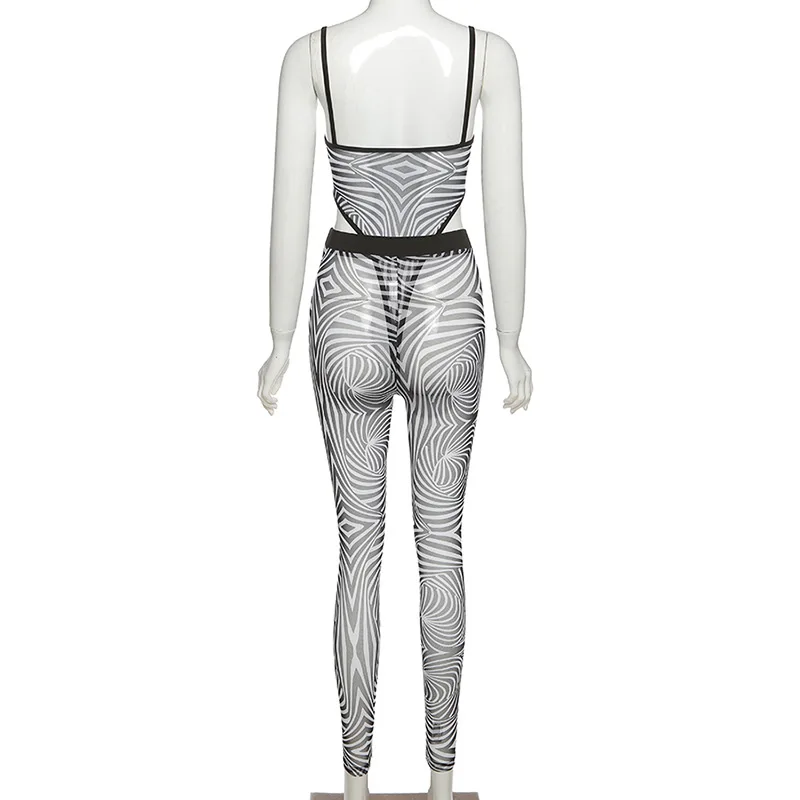 Mesh Two Piece Set Women 2020 Fall Sexy Spaghetti Strap Bodysuits+Pants Matching Sets Skinny Streetwear
Mesh Two Piece Set Women 2020 Fall Sexy Spaghetti Strap Bodysuits+Pants Matching Sets Skinny Streetwear