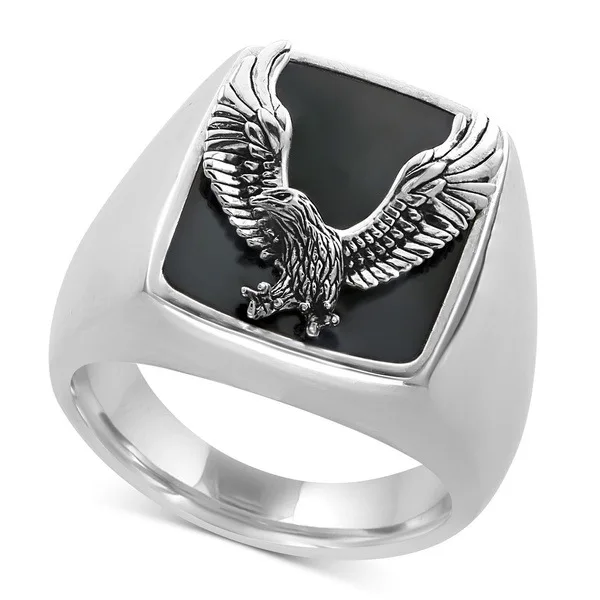 Personality Men's Eagle Ring Motorcycle Party Men's Rings Hip Hop Powerful Eagle Silver Color Rings Biker Ring Jewelry
Personality Men's Eagle Ring Motorcycle Party Men's Rings Hip Hop Powerful Eagle Silver Color Rings Biker Ring Jewelry