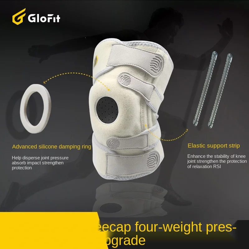 Glofit Knee Support For Pain Four Strap Pressure Sports Kneepad Basketball Running Fitness Protector Silicone Kneepad Outdoor
Glofit Knee Support For Pain Four Strap Pressure Sports Kneepad Basketball Running Fitness Protector Silicone Kneepad Outdoor