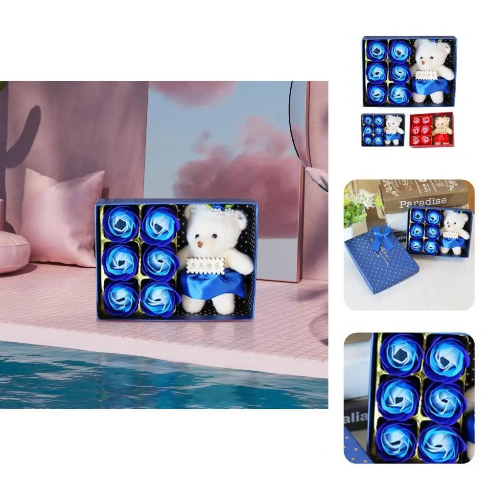 1 Set Excellent Natural Artificial Soap Rose Flower Gift Box Set Artificial Flower Attractive Delicate Texture
1 Set Excellent Natural Artificial Soap Rose Flower Gift Box Set Artificial Flower Attractive Delicate Texture
