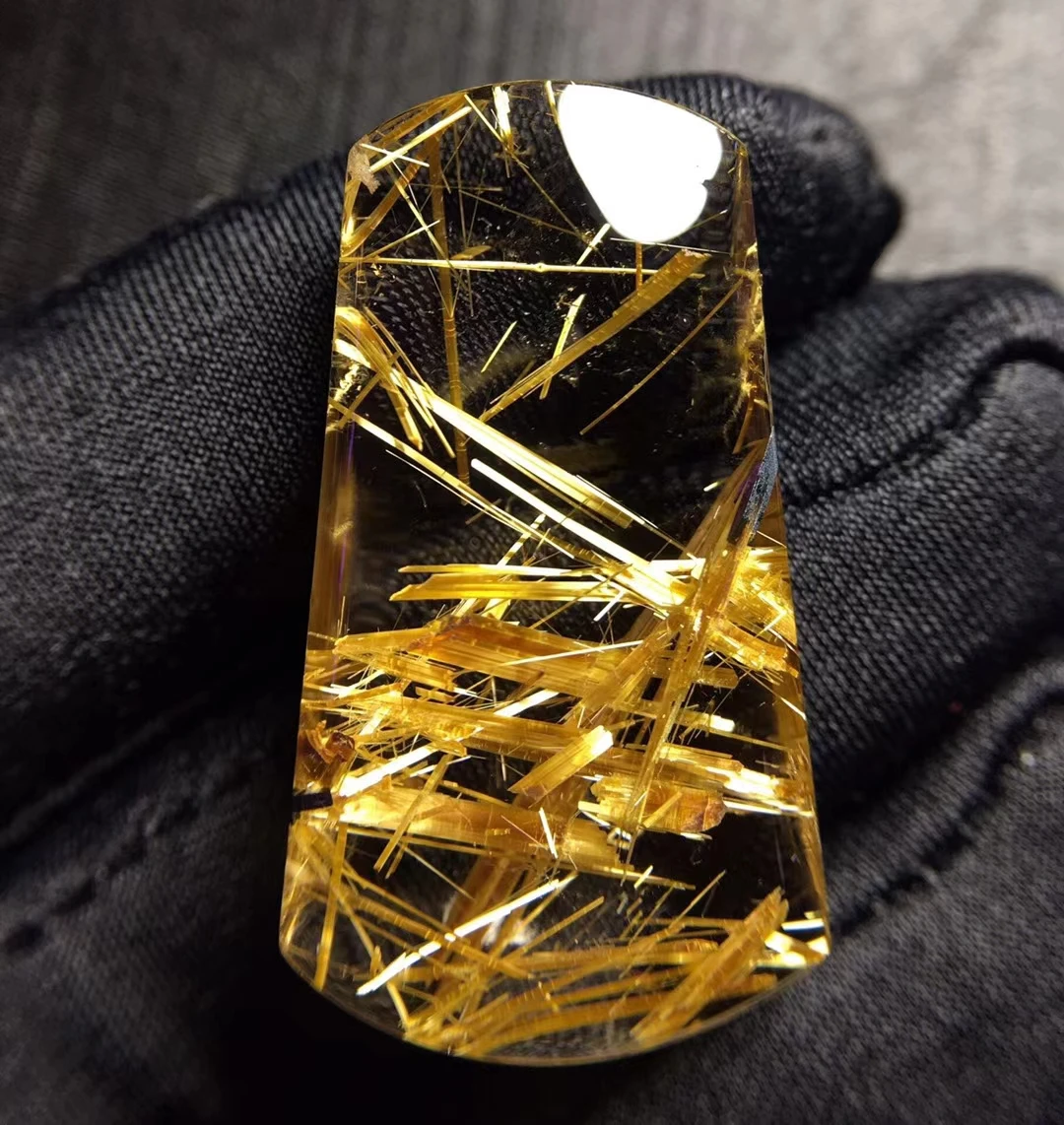 Genuine Natural Gold Rutilated Quartz Rectangle Pendant 33.2*18.8*8.7mm Crystal Wealthys Necklace Jewelry AAAAAA
Genuine Natural Gold Rutilated Quartz Rectangle Pendant 33.2*18.8*8.7mm Crystal Wealthys Necklace Jewelry AAAAAA