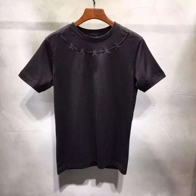 Summer Fashion Mens Embroidery Slim Fit T-shirt Short Sleeve Pullover Tees Tops O Neck Casual Streetwear T-shirts Male Tops
Summer Fashion Mens Embroidery Slim Fit T-shirt Short Sleeve Pullover Tees Tops O Neck Casual Streetwear T-shirts Male Tops