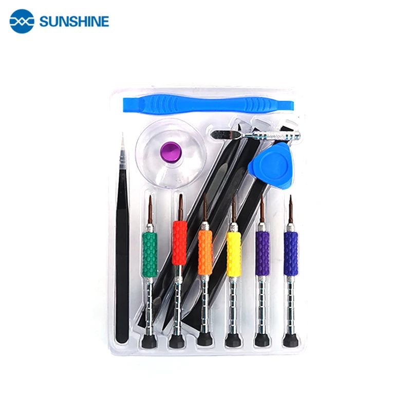SUNSHINE SS-5115 Tools 6PCS Precision Screwdriver Set Mobile Screen Repair Kit Hands Tools for IPhone 7 8 X XSMAX HUAWEI XIAOMI
SUNSHINE SS-5115 Tools 6PCS Precision Screwdriver Set Mobile Screen Repair Kit Hands Tools for IPhone 7 8 X XSMAX HUAWEI XIAOMI