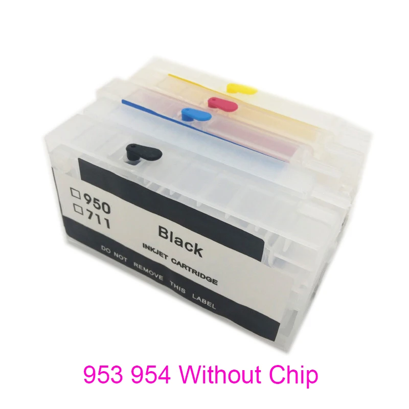 

Vilaxh Empty Refillable for HP953 953 XL Cartridge For HP Officejet Pro 8730 8740 8735 8702 8710 8720 8728 8715 7740 no chip