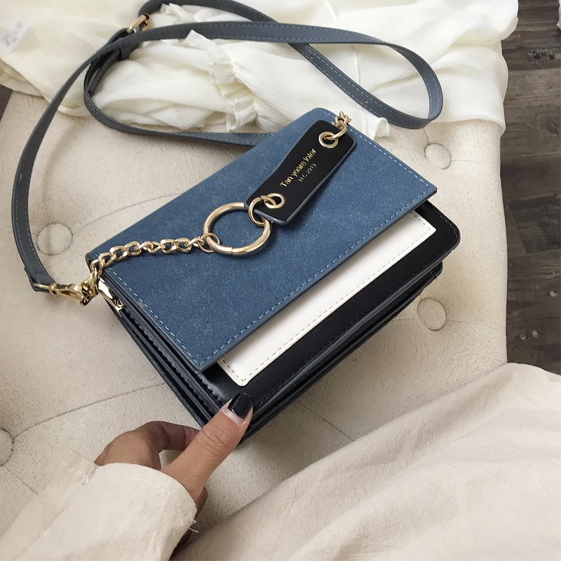 Scrub PU Leather Contrast Color Crossbody Bags For Women Fashion Simple Shoulder Bag 2019 Wild Travel Handbag Lady Messenger Bag
Scrub PU Leather Contrast Color Crossbody Bags For Women Fashion Simple Shoulder Bag 2019 Wild Travel Handbag Lady Messenger Bag