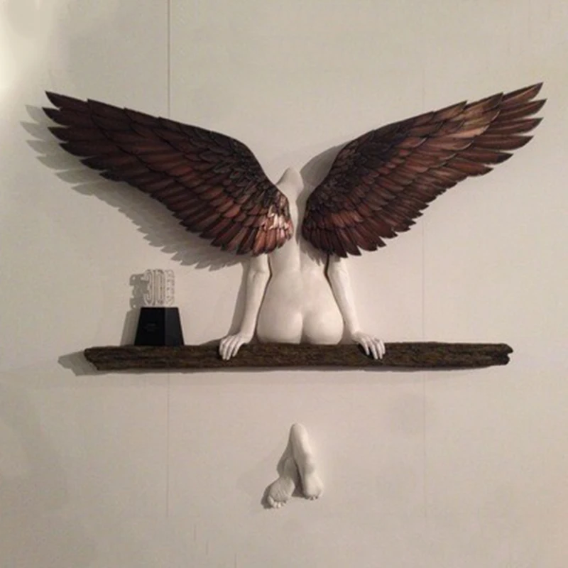 Angel Art Sculpture Wall Decoration 3D Statue for Living Room Bedroom Home Decor Garden Statue Artwork Angel Wings 20cm 30cm
Angel Art Sculpture Wall Decoration 3D Statue for Living Room Bedroom Home Decor Garden Statue Artwork Angel Wings 20cm 30cm