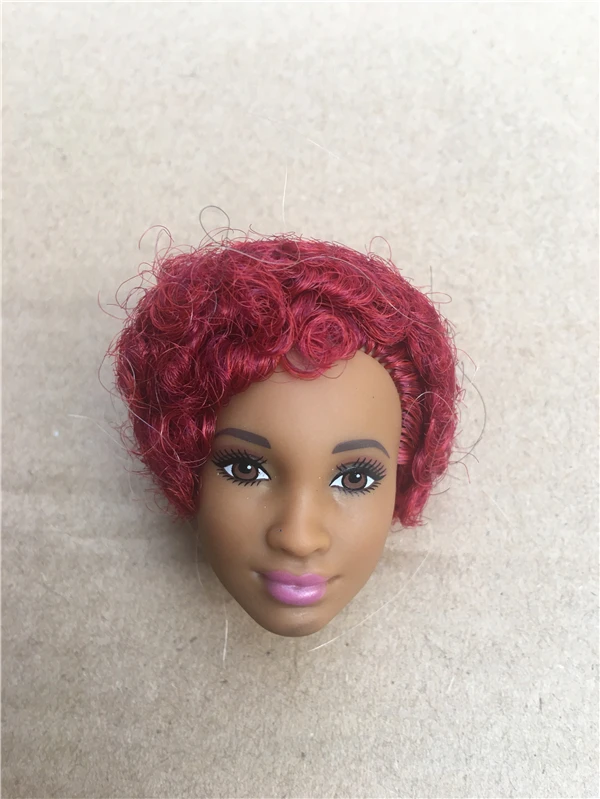 Black Lady Quality Doll Head Female Doll Head Toys Kids Playing House DIY Toy Purple Brown Black Red Blue Hair Doll Head Parts
Black Lady Quality Doll Head Female Doll Head Toys Kids Playing House DIY Toy Purple Brown Black Red Blue Hair Doll Head Parts