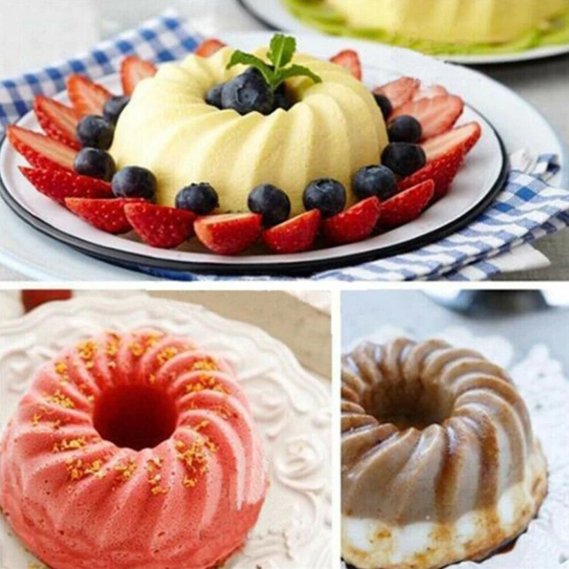 3Sizes Molds Dessert Silicone Round Spiral Form For Baking Cake Bread Tools For Modeling for Mama Creative Pastries Kitchen
3Sizes Molds Dessert Silicone Round Spiral Form For Baking Cake Bread Tools For Modeling for Mama Creative Pastries Kitchen