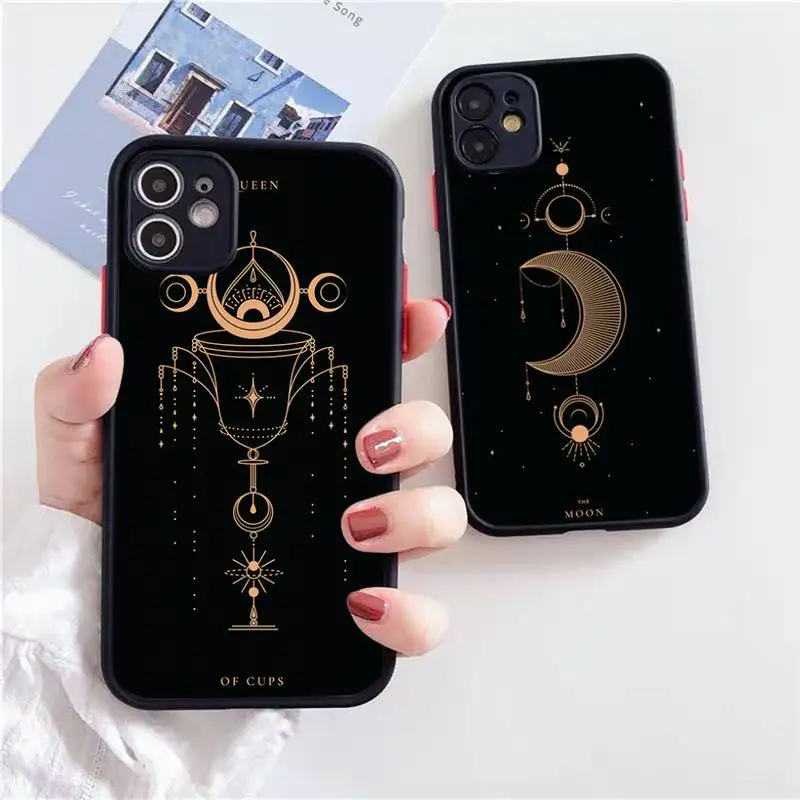 Tarot Cards Tattoo fashion Phone Case Matte Transparent for iPhone 7 8 11 12 s mini pro X XS XR MAX Plus cover funda
Tarot Cards Tattoo fashion Phone Case Matte Transparent for iPhone 7 8 11 12 s mini pro X XS XR MAX Plus cover funda