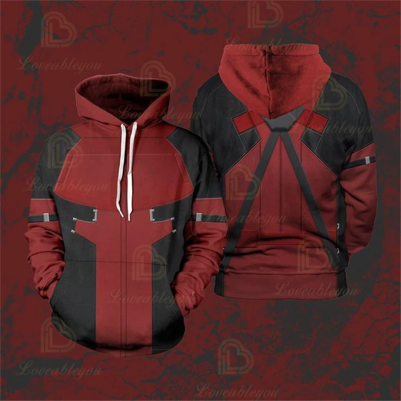 Superhero Deathpool 2 Hoodie Cosplay Wade Winston Wilson 3D Printed Hoodies Sweatshirt Tops
Superhero Deathpool 2 Hoodie Cosplay Wade Winston Wilson 3D Printed Hoodies Sweatshirt Tops
