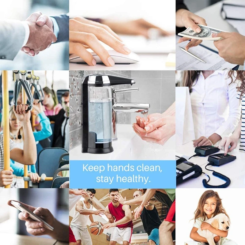 Intelligent Automatic Induction Liquid Soap Dispenser Infrared Sensor Touchless Hand Sanitizer Dispenser for Bathroom Dropship 
Intelligent Automatic Induction Liquid Soap Dispenser Infrared Sensor Touchless Hand Sanitizer Dispenser for Bathroom Dropship