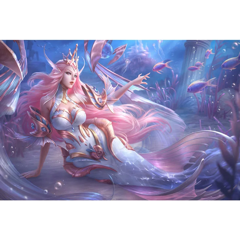 Full Drill Square 5d Diy Diamond Painting Mermaid Fish 5d Diamond Embroidery Underwater World Mosaic Crystal Home Decor Gift Y77
Full Drill Square 5d Diy Diamond Painting Mermaid Fish 5d Diamond Embroidery Underwater World Mosaic Crystal Home Decor Gift Y77