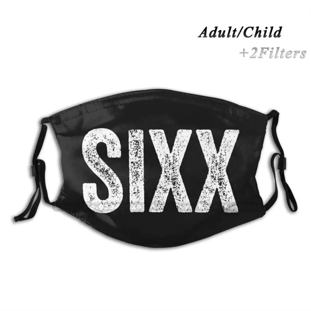 Sixx Adult Kids Washable Funny Face Mask With Filter Music Band 80s Metal Heavy Metal Vintage And Roll Guitar Hard Bands Nikki
Sixx Adult Kids Washable Funny Face Mask With Filter Music Band 80s Metal Heavy Metal Vintage And Roll Guitar Hard Bands Nikki