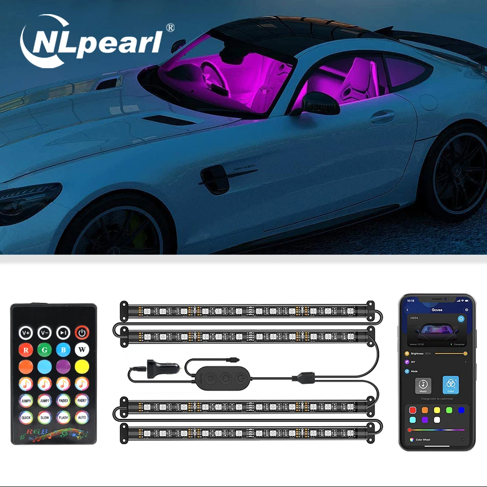 NLpearl 2021 светодиодный Автомобильный ножной окружающей среды светильник с usb-сигарета светильник er музыка Управление приложение RGB Декоратив...
NLpearl 2021 светодиодный Автомобильный ножной окружающей среды светильник с usb-сигарета светильник er музыка Управление приложение RGB Декоратив...