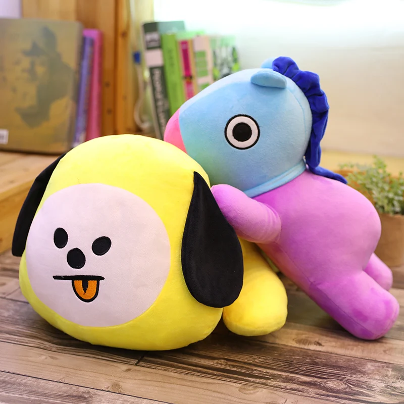 40 / 60 см Kawaii Kpop знаменитости мультфильм лежащее животное прекрасные плюшевые