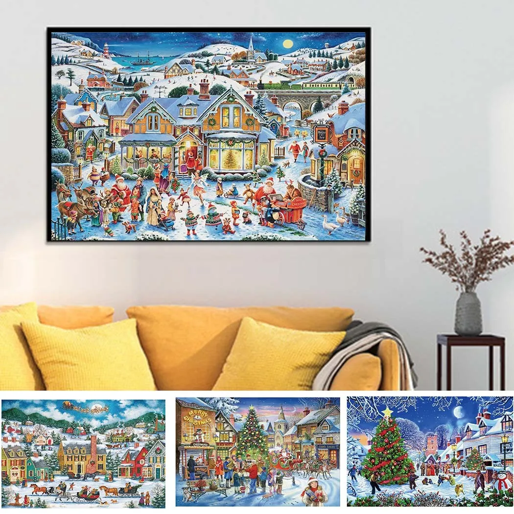 1000 Pieces Puzzle Jigsaw Puzzle Children AdultS Christmas Snowman Puzzles Xmas 3D Stickers Paper For Home Decoration 2021
1000 Pieces Puzzle Jigsaw Puzzle Children AdultS Christmas Snowman Puzzles Xmas 3D Stickers Paper For Home Decoration 2021