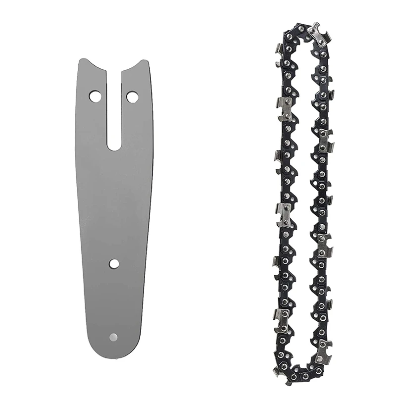 Universal 4 Inch Electric Chain Saw and Guide Plate Mini Chainsaw Replacement Chain for Electric Pruning Garden
Universal 4 Inch Electric Chain Saw and Guide Plate Mini Chainsaw Replacement Chain for Electric Pruning Garden