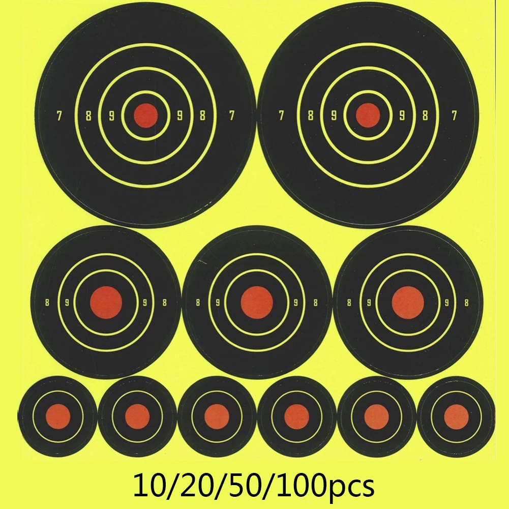 1 / 2 / 3 Inch Target Reactive Splatter Paper Target Set Archery Targeting Adhesive Sticker Hunting Darts Practice Accessory
1 / 2 / 3 Inch Target Reactive Splatter Paper Target Set Archery Targeting Adhesive Sticker Hunting Darts Practice Accessory